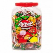 Льодяник на паличці "AYTOP Мікс  3XXL" БАНКА 30гр.80шт